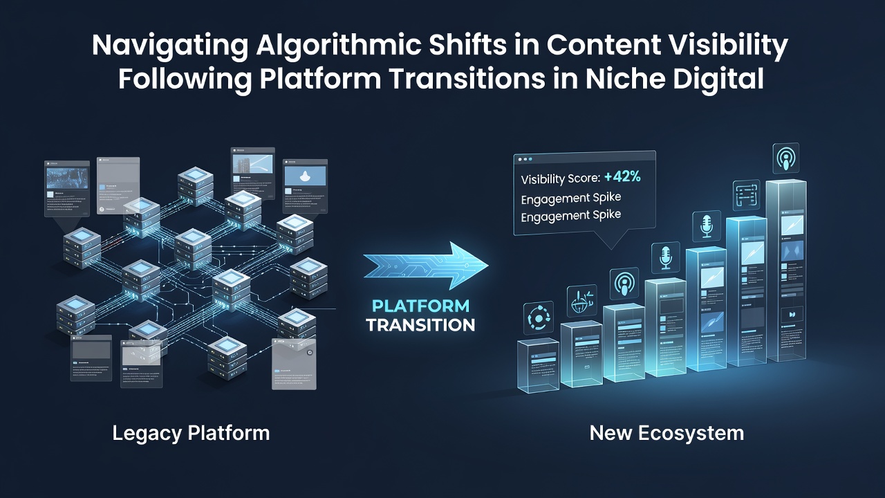 Detailed view of content performance metrics shifting across niche platforms post-transition